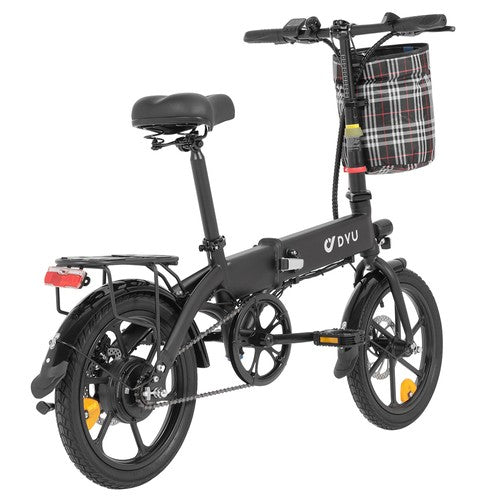 Vélo électrique pliable DYU A1F Pro, moteur 250 W, 36 V, 7,5 Ah
