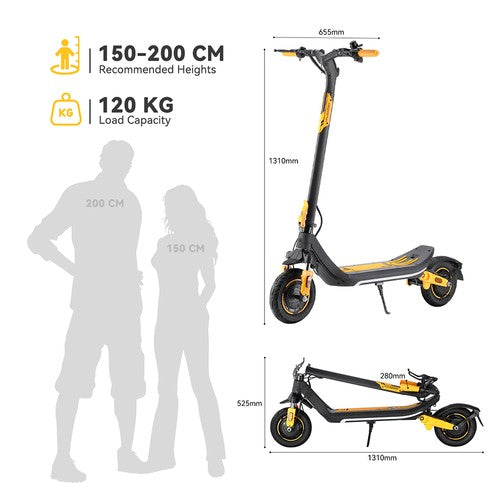 Trottinette électrique KUGOO M3 PRO, moteur 600 W, 48 V, 13 Ah